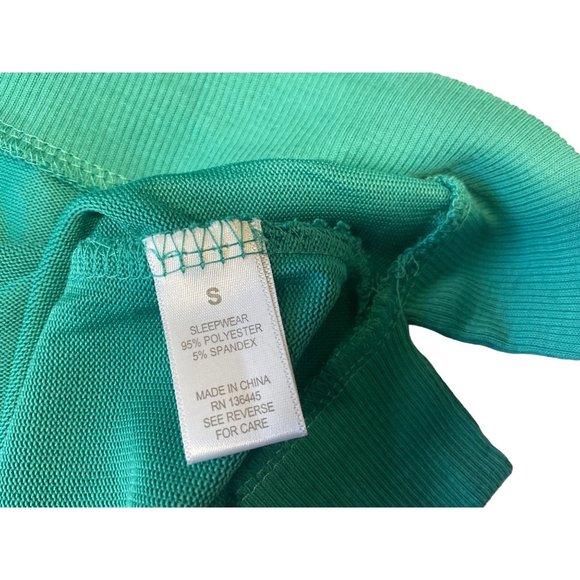 Muk Luks Woman's Green Pullover Sleep Top Size Small New - Picture 6 of 7